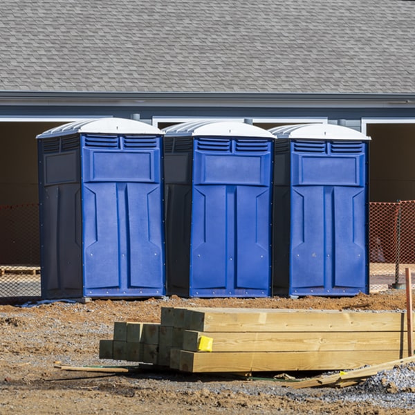 are there any restrictions on where i can place the portable restrooms during my rental period in Oakland Kentucky